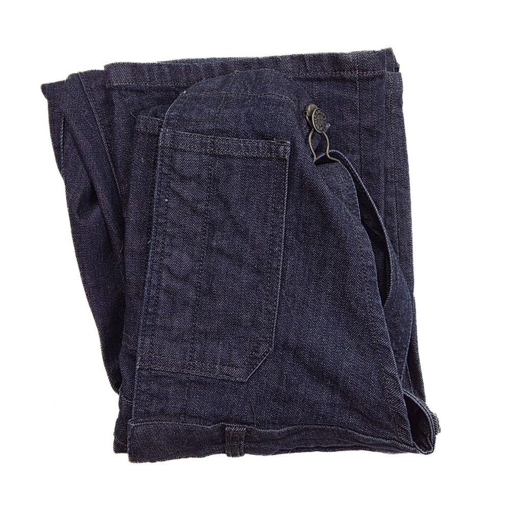 Lucky Brand Blue Bib Straight Leg Utility Denim Overalls Women's Size 10/30 - Picture 5 of 7